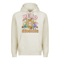 Oatmeal Heather hello sunshine Premium Hoodie - MaliasSmallBusiness