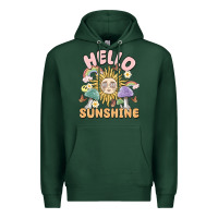 Sports Green hello sunshine Premium Hoodie - MaliasSmallBusiness