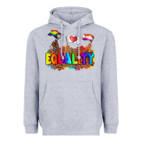 Heather Grey equality pride flags Heavyweight Hoodie - AdoDesignShop
