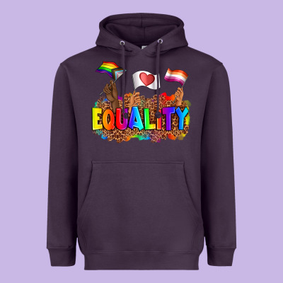 Equality Pride Flags Heavyweight Hoodie Designed By Adodesignshop