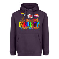 Plum equality pride flags Heavyweight Hoodie - AdoDesignShop