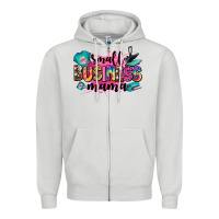 Dove Grey small business mama Zipper Hoodie - Zillion Design Studio