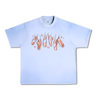 Grape Ice ballerina ballet shoes Urban Heavy Tee - MaliasSmallBusiness