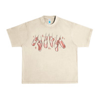 Sandshell ballerina ballet shoes Urban Heavy Tee - MaliasSmallBusiness