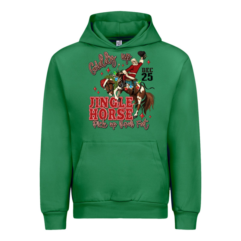 Giddy Up Jingle Horse Pick Up Your Feet Urban Hoodie by MaliasSmallBusiness | Teevron
