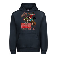 Navy giddy up jingle horse pick up your feet Urban Hoodie - MaliasSmallBusiness