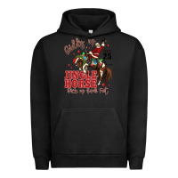 Pigment Black giddy up jingle horse pick up your feet Urban Hoodie - MaliasSmallBusiness