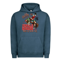 Pigment Midnight Navy giddy up jingle horse pick up your feet Urban Hoodie - MaliasSmallBusiness