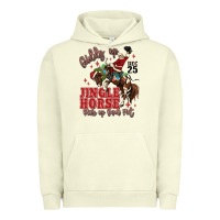 Pigment Pistachio giddy up jingle horse pick up your feet Urban Hoodie - MaliasSmallBusiness