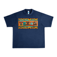 Texas Sunflowers License Plate Urban Heavy Tee | Teevron