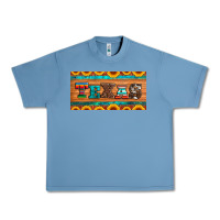 Pebble Blue texas sunflowers license plate Urban Heavy Tee - Artiststas