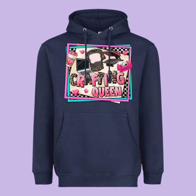 Crafting Queen Heavyweight Hoodie Designed By Adodesignshop