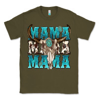 Army Green mama mama mama Classic Tee - texasbilliewilder