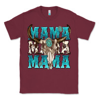 Burgundy mama mama mama Classic Tee - texasbilliewilder