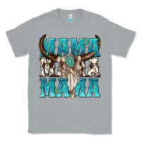 Heather Grey mama mama mama Classic Tee - texasbilliewilder