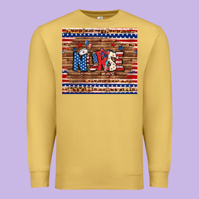 American Nurse Tumbler Premium Sweatshirt Designed By Bundleandbundleshop