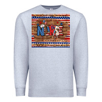 Heather Grey american nurse tumbler Premium Sweatshirt - BundleAndBundleShop