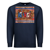 Navy american nurse tumbler Premium Sweatshirt - BundleAndBundleShop