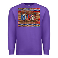 Purple american nurse tumbler Premium Sweatshirt - BundleAndBundleShop