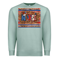 Seafoam american nurse tumbler Premium Sweatshirt - BundleAndBundleShop