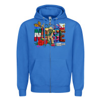 True Royal cinco de mayo nurse Zipper Hoodie - CTS Tumbler Store