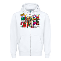 White cinco de mayo nurse Zipper Hoodie - CTS Tumbler Store