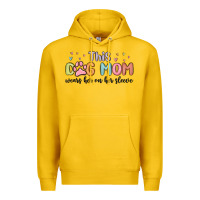 Lemon this dog mom wears her heart on her sleeve Premium Hoodie - MaliasSmallBusiness