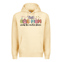 Pina Colada this dog mom wears her heart on her sleeve Premium Hoodie - MaliasSmallBusiness