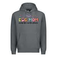 Rock this dog mom wears her heart on her sleeve Premium Hoodie - MaliasSmallBusiness