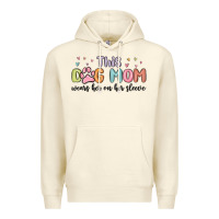 Sandshell this dog mom wears her heart on her sleeve Premium Hoodie - MaliasSmallBusiness