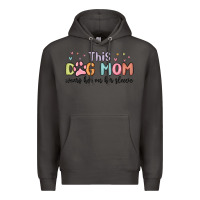 Smoke this dog mom wears her heart on her sleeve Premium Hoodie - MaliasSmallBusiness