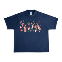 Navy christmas ballerina shoes Urban Heavy Tee - MaliasSmallBusiness