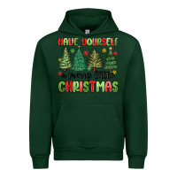 Forest Green have yourself a merry little christmas Urban Hoodie - MaliasSmallBusiness