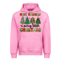 Fuchsia Pink have yourself a merry little christmas Urban Hoodie - MaliasSmallBusiness