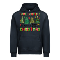 Navy have yourself a merry little christmas Urban Hoodie - MaliasSmallBusiness
