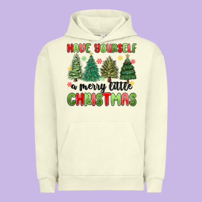 Have Yourself A Merry Little Christmas Urban Hoodie Designed By Maliassmallbusiness