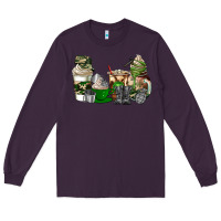 Plum veteran coffee cups Long Sleeve Tee - AdoDesignShop