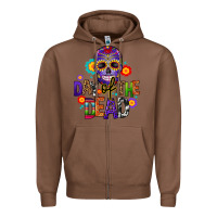 Chestnut day of the dead mexico Zipper Hoodie - CTS Tumbler Store