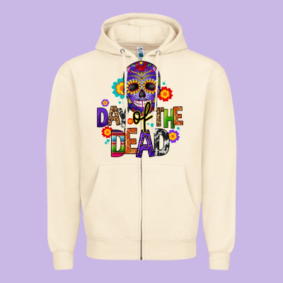 Day Of The Dead Mexico Zipper Hoodie Designed By Cts Tumbler Store