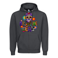 Smoke day of the dead mexico Zipper Hoodie - CTS Tumbler Store