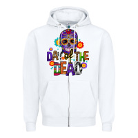 White day of the dead mexico Zipper Hoodie - CTS Tumbler Store