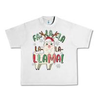 Lunar Rock fa la la llama Urban Heavy Tee - MaliasSmallBusiness