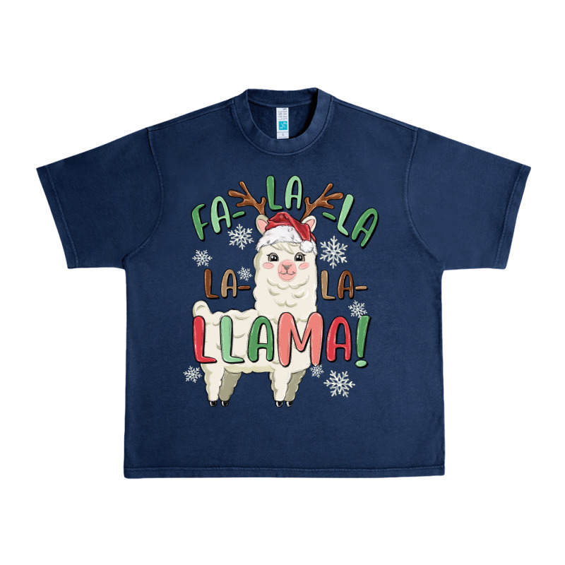 Fa La La Llama Urban Heavy Tee by MaliasSmallBusiness | Teevron