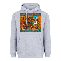 Heather Grey coffee and grace Heavyweight Hoodie - JahusDesignShop