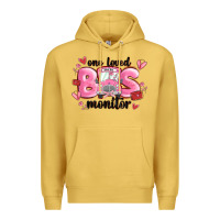 Antique Gold one loved bus monitor Premium Hoodie - MaliasSmallBusiness