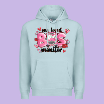 One Loved Bus Monitor Premium Hoodie Designed By Maliassmallbusiness