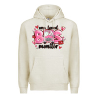 Oatmeal Heather one loved bus monitor Premium Hoodie - MaliasSmallBusiness