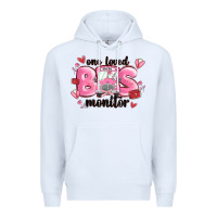 White one loved bus monitor Premium Hoodie - MaliasSmallBusiness