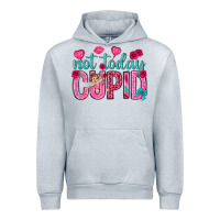 Heather Grey not today cupid Urban Hoodie - NancyCooperArtShop