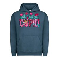Pigment Midnight Navy not today cupid Urban Hoodie - NancyCooperArtShop